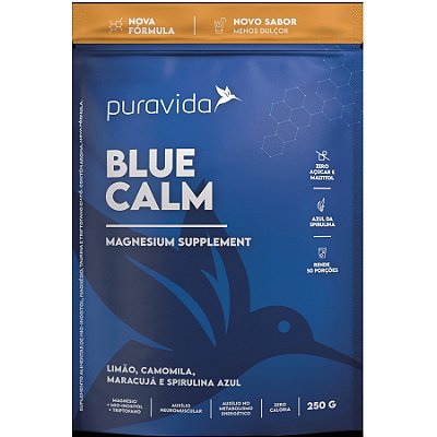 Blue Calm (Bio Magnésio + Inositol) - Puravida 250g