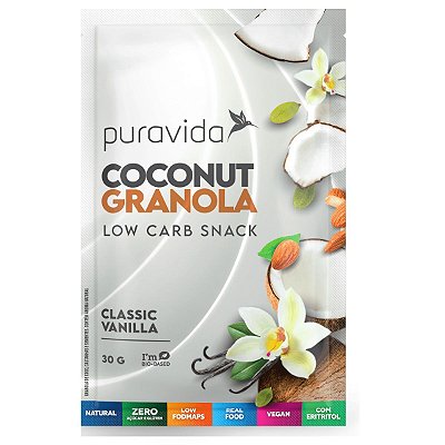 Granola Classic Vanilla (Sem açúcar) - Puravida 180g
