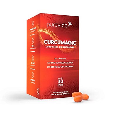 Curcumagic (Curcumina) - Puravida 30 cápsulas