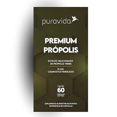 Própolis Premium - Puravida 60 cápsulas