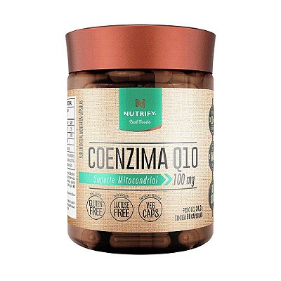 Coenzima Q10 (100mg) - Nutrify 60 cápsulas
