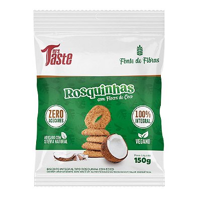 Rosquinhas Sabor Coco (Vegana) - Mrs Taste 150g