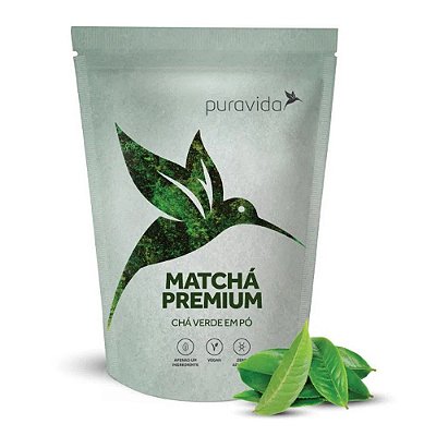 Matchá Premium (Chá Verde em Pó) - Puravida 100g