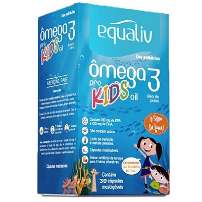 Ômega 3 Pro Kids - Equaliv 30 cáps
