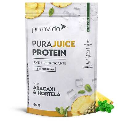 PuraJuice Protein Abacaxi & Hortelã - Puravida 300g