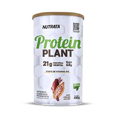 Proteína Vegetal Protein Plant Cacau com Nibs - Nutrata 450g