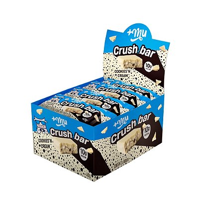 Crush Bar Sabor Cookies'n Cream - Mais Mu 480g