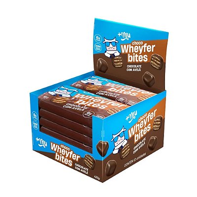 Choco Wheyfer Bites Chocolate Com Avelã - Mais Mu 12 un.