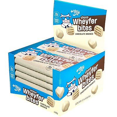 Choco Wheyfer Bites Chocolate Branco - Mais Mu 12 un.