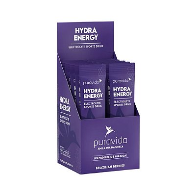 Hydra Energy Brazilian Berries - Puravida Box com 10 Sticks