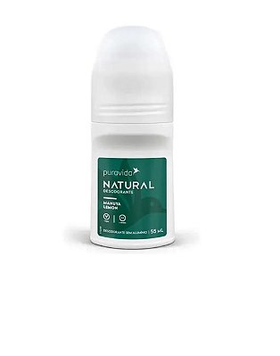 Desodorante Natural Manuya Lemon - Puravida 55ml
