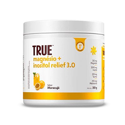 Magnésio + Inositol Relief 3.0 sabor Maracujá - True Source 350g