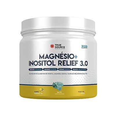Magnésio + Inositol Relief 3.0 Sabor Maracujá - True Source 350g