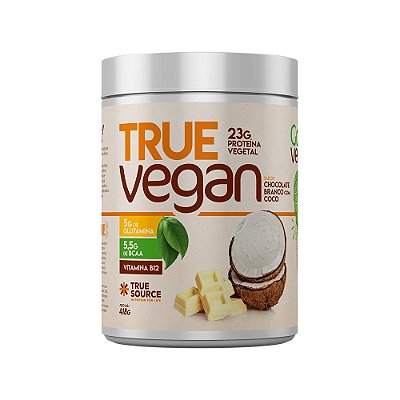 True Vegan Chocolate Branco com Coco - True Source 418g