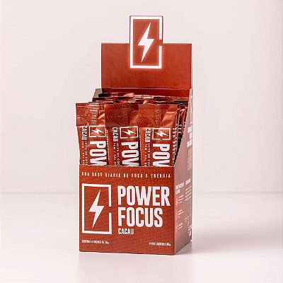 Power Focus Cacau - Display com 14 sachês