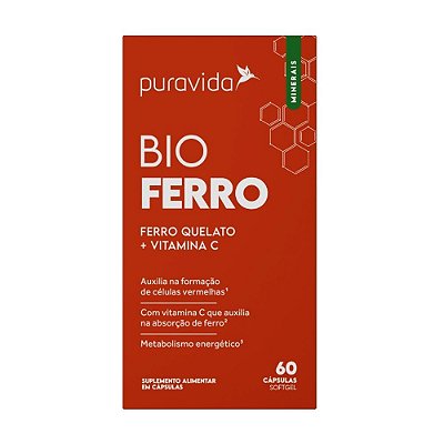 Bio Ferro - Puravida 60 Cáps