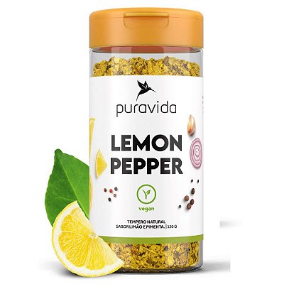 Tempero Lemon Pepper - Puravida 130g