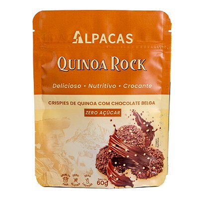 Quinoa Rock Chocolate Belga - Alpacas 60g