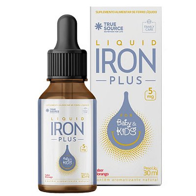 Liquid Iron Plus sabor Morango - True Source 30ml