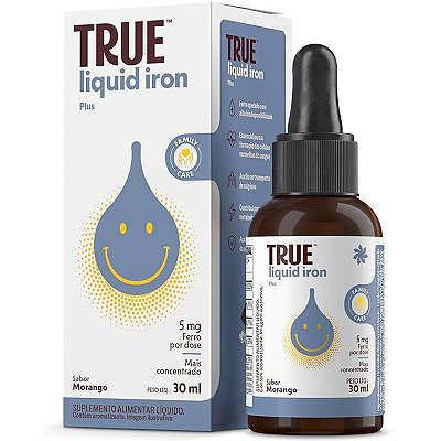 Liquid Iron Plus sabor Morango - True Source 30ml