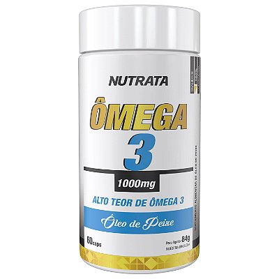 Ômega 3 (1000 mg) - Nutrata 60 cápsulas