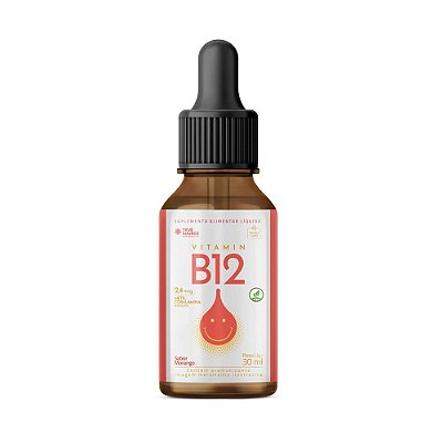 Vitamina B12 Sabor Morango - True 30 Ml