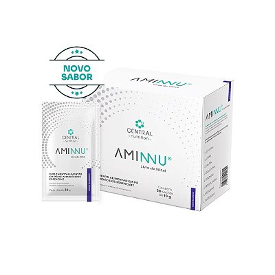 Aminnu Sem Xilitol Blueberry - Central Nutrition 30 Sachês