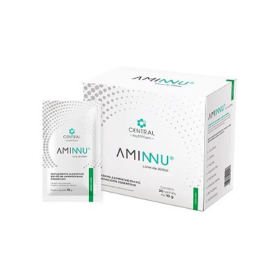 Aminnu Sem Xilitol Limão - Central Nutrition 30 Sachês