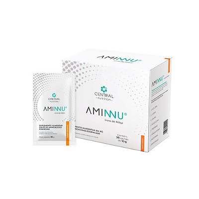 Aminnu Sem Xilitol Tangerina - Central Nutrition 30 Sachês
