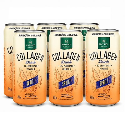 Collagen Drink Spritz - Nutrify 6 Latas