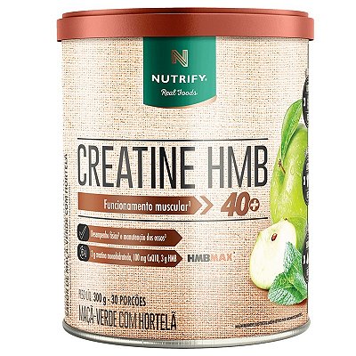 Creatina Hmb Maçã Verde Com Hortelã - Nutrify 300g