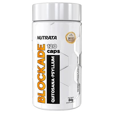 Blockade - Quitosana E Psyllium - Nutrata 120 Cáps