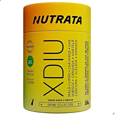 Xdiu Sabor Maçã E Hibisco - Nutrata 200g