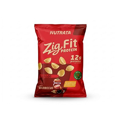 Zig Fit Salgadinho Proteico Sabor Barbecue - Nutrata 40g