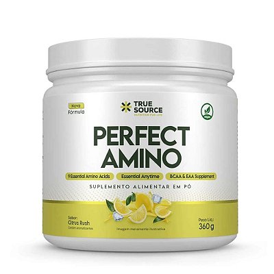 Perfect Amino Sabor Citrus Rush - True Source 360g