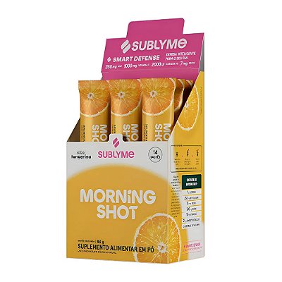 Morning Shot Tangerina - Sublyme 14 Sachês