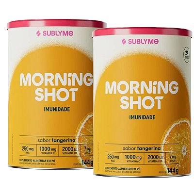 2x Morning Shot Tangerina - Sublyme 144g