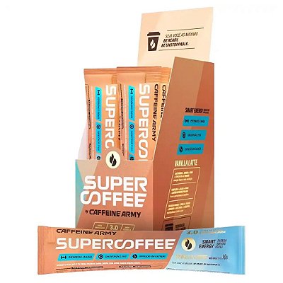 Supercoffee Vanilla Latte To Go - Caffeine Army 14 Sticks