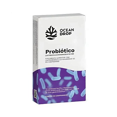 Probiótico Lactobacillus Rhamnosus - Ocean Drop 30 Comprimidos