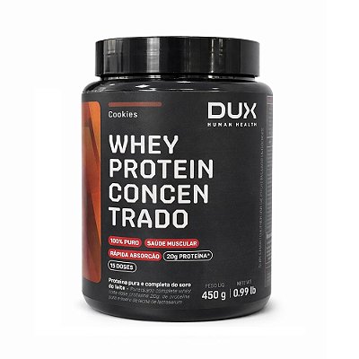 Whey Protein Concentrado Cookies - Dux 450g