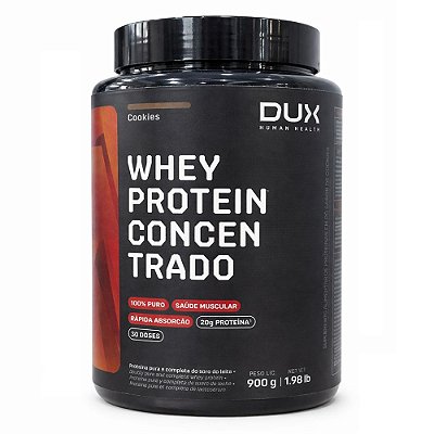 Whey Protein Concentrado Cookies - Dux 900g