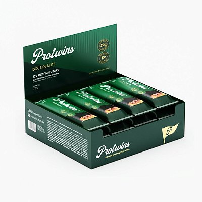 Barra De Proteína Doce De Leite - Protwins 12 Un.