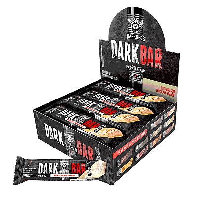 Dark Bar Morango com Chocolate Branco - Integralmédica 8 un.
