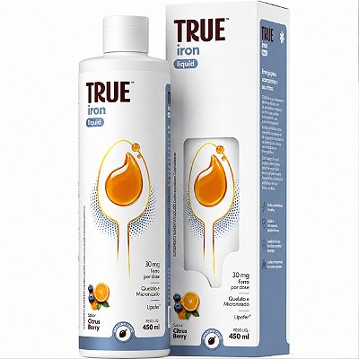 True Iron Liquid - Sabor Citrus Berry 450ml