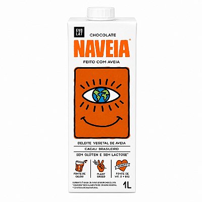 Naveia - Leite Vegetal Sabor Chocolate 1l