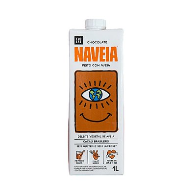 Naveia - Leite Vegetal Sabor Chocolate 1l