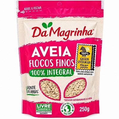 Aveia Flocos Finos - Da Magrinha 250g
