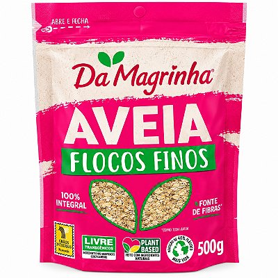 Aveia Flocos Finos - Da Magrinha 500g