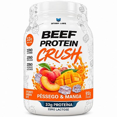 Beef Protein Crush Pêssego Com Manga - Under Labz 910g