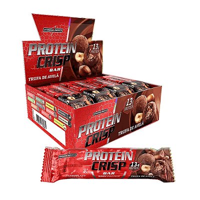 Protein Crisp Bar Trufa de Avelã - Integralmédica 12 un.